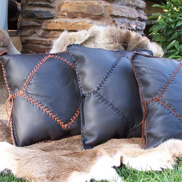Leather Pillows